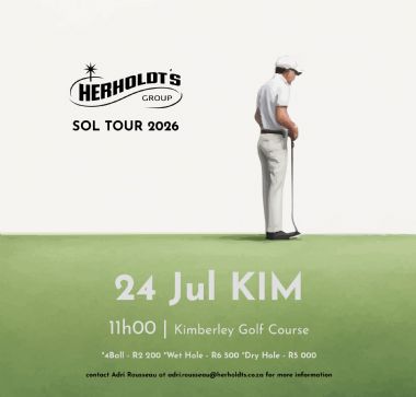 HG Sol Tour - KIM - Tee Off with Herholdt's SOL Tour 2026!

This national series of golf days is designed to bring together key suppliers, valued clients, and industry stakeholders for meaningful relationship-building and brand exposure.

Join us in setting the stage for a year of connection, competition, and collaboration.